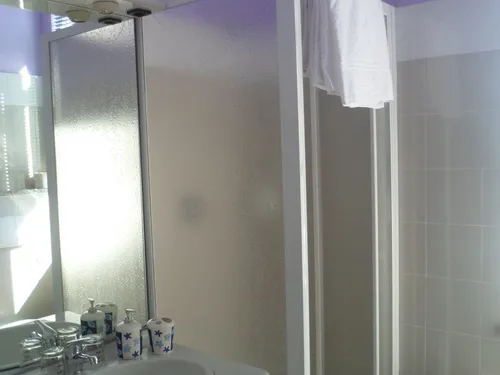 Bagno privato della Camera Doppia Standard, con box doccia